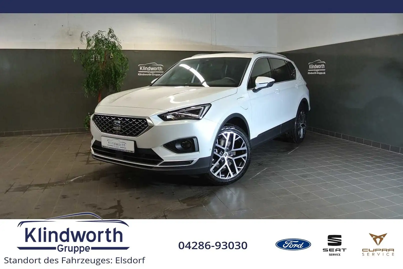 SEAT Tarraco 1.4 TSI e-Hybrid DSG Xperience +Pano+AHK Blanco - 1