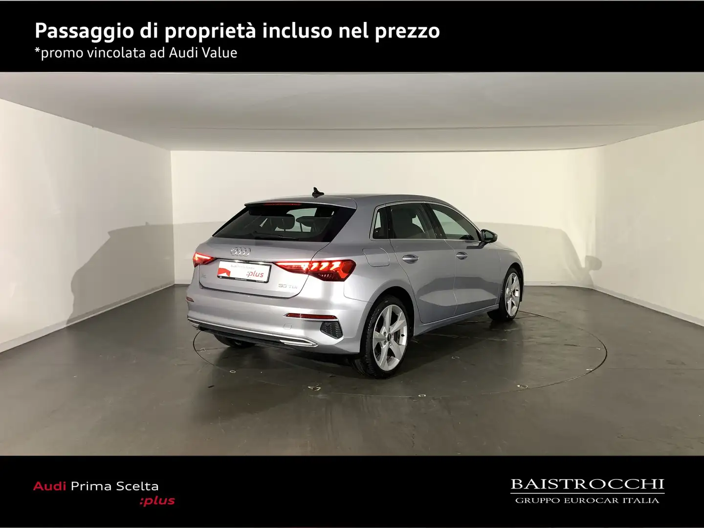 Audi A3 sportback 30 2.0 tdi business advanced s-tronic Argento - 2