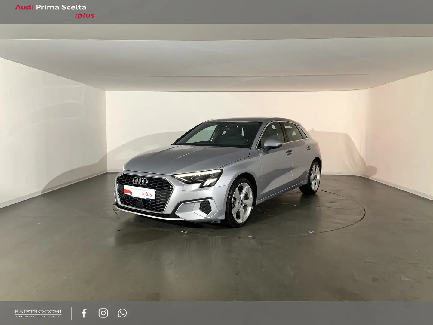 Audi A3 sportback 30 2.0 tdi business advanced s-tronic Argento - 1