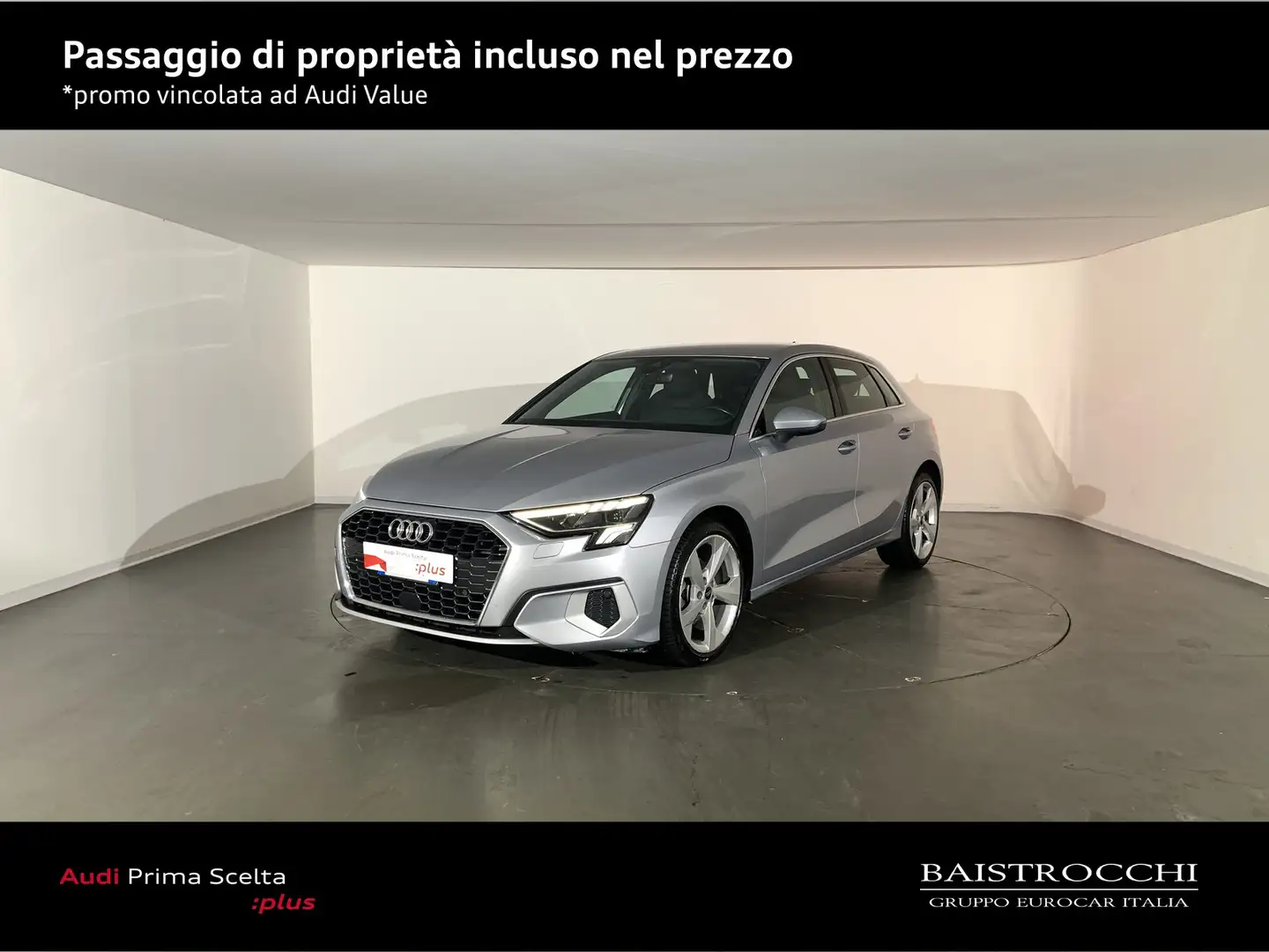 Audi A3 sportback 30 2.0 tdi business advanced s-tronic Argento - 1