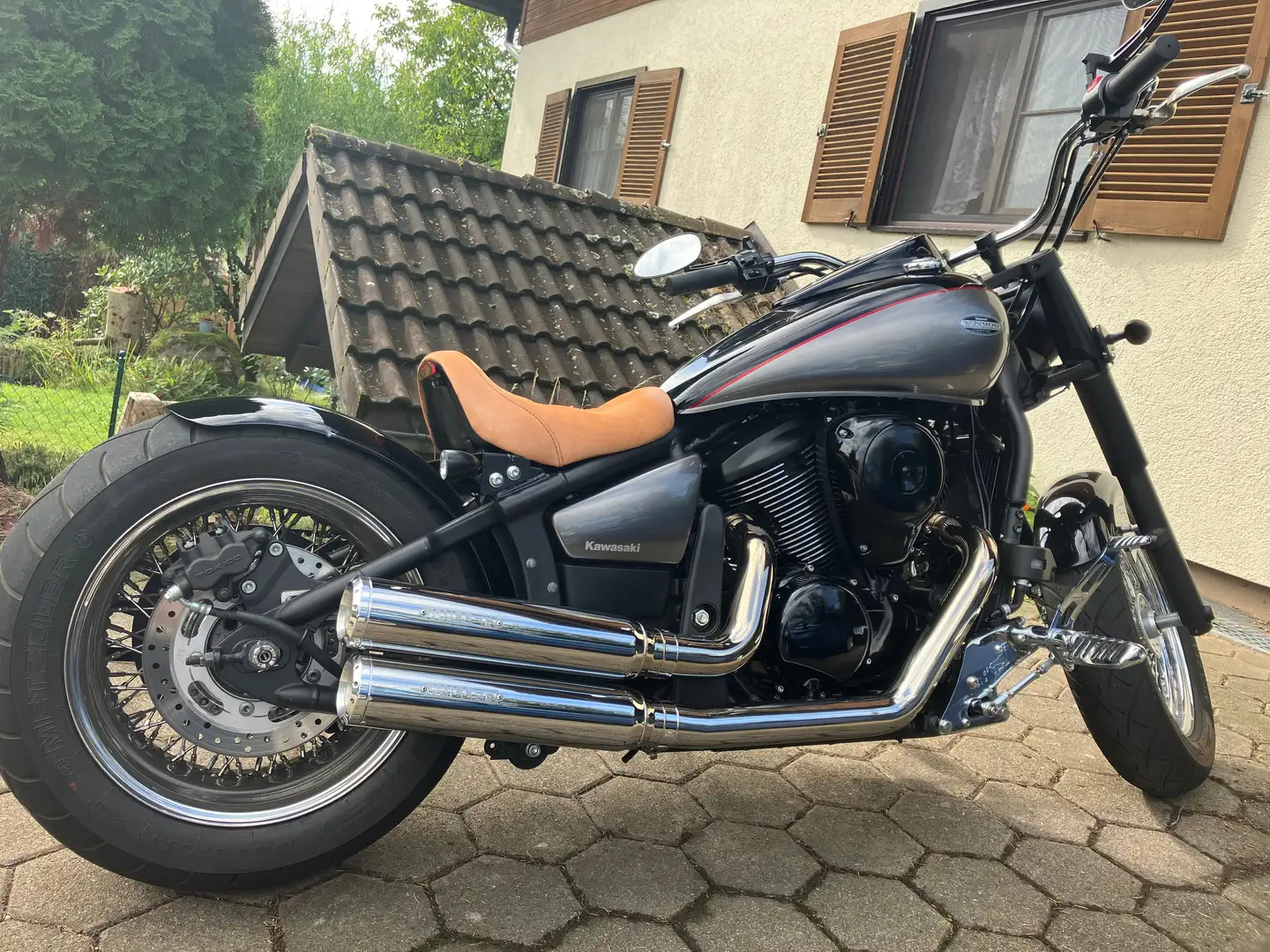 Kawasaki VN 900 Classic Negro - 2