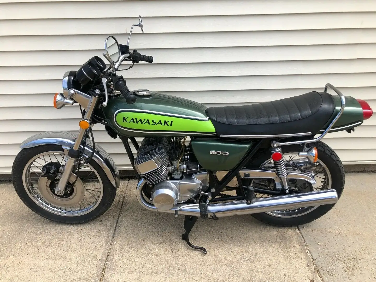 Kawasaki 500 H1 Groen - 1