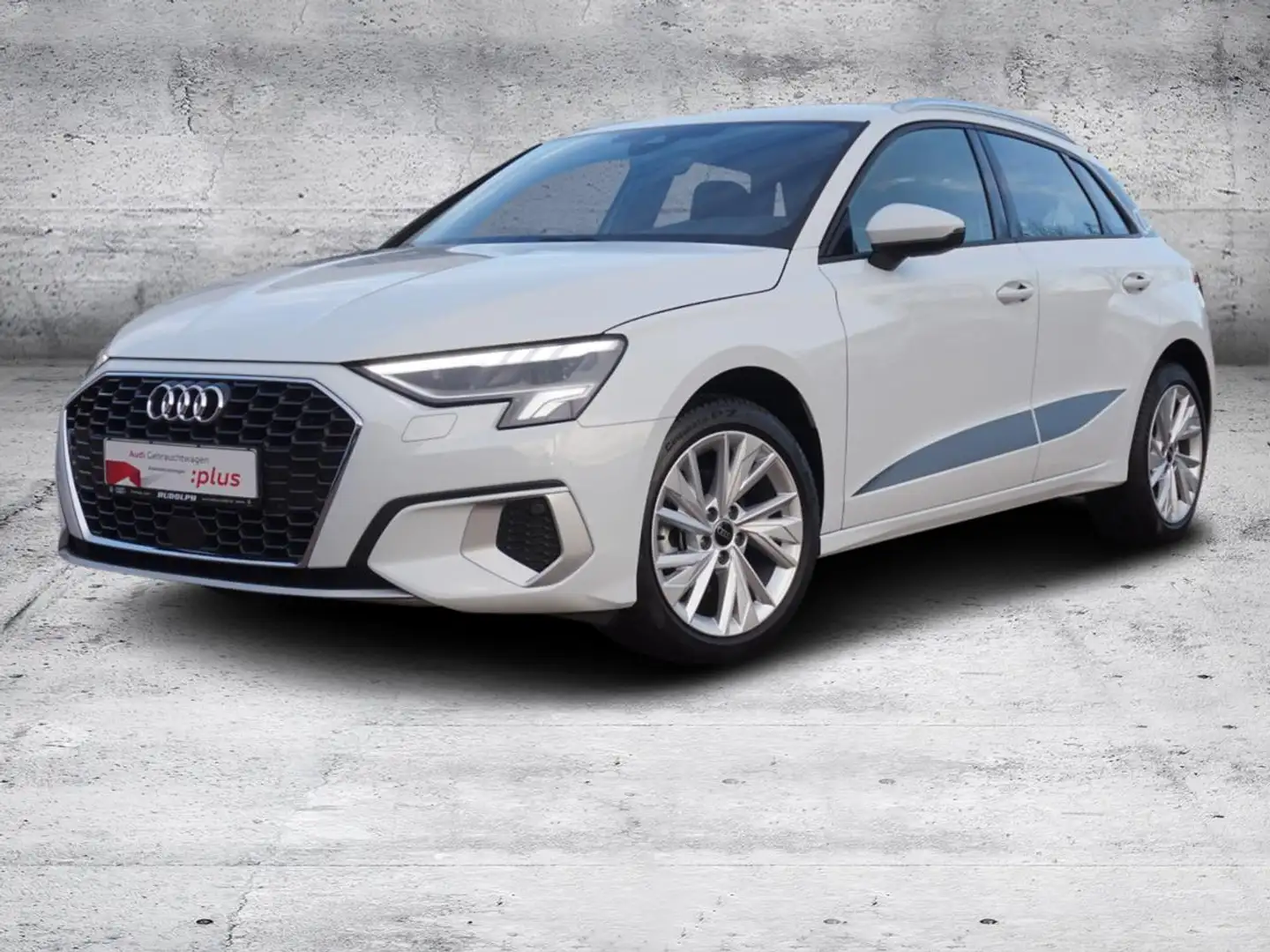 Audi A3 Sportback advanced 30 TFSI S-tronic *bis 27.06.* L Weiß - 1