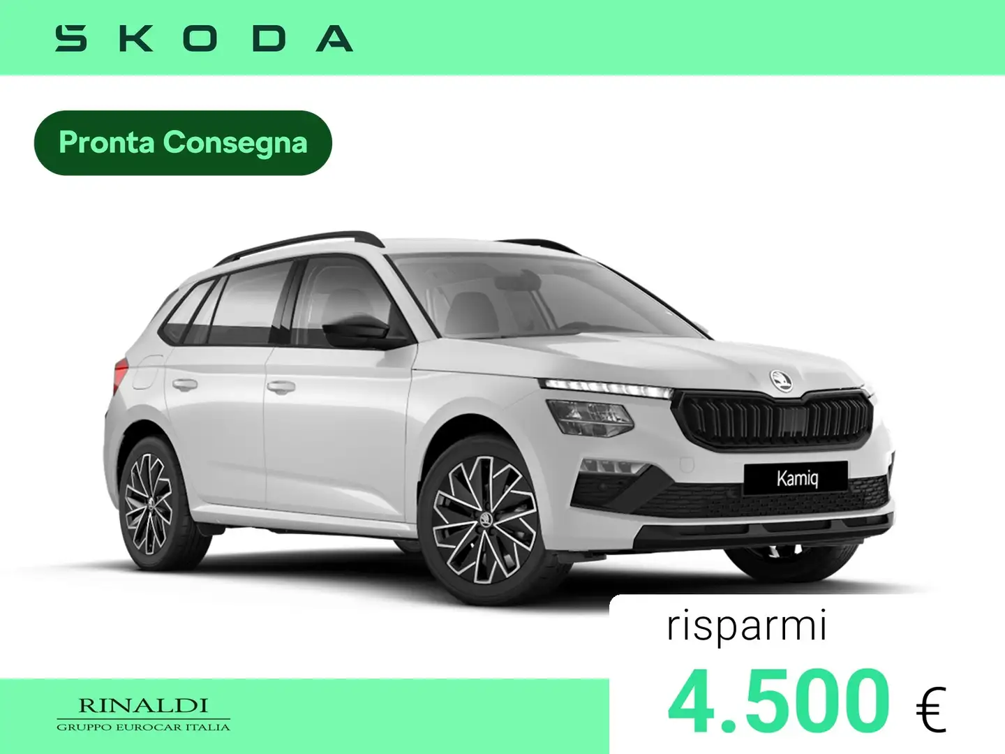 Skoda Kamiq 1.0 tsi black dots 115cv dsg Bianco - 1