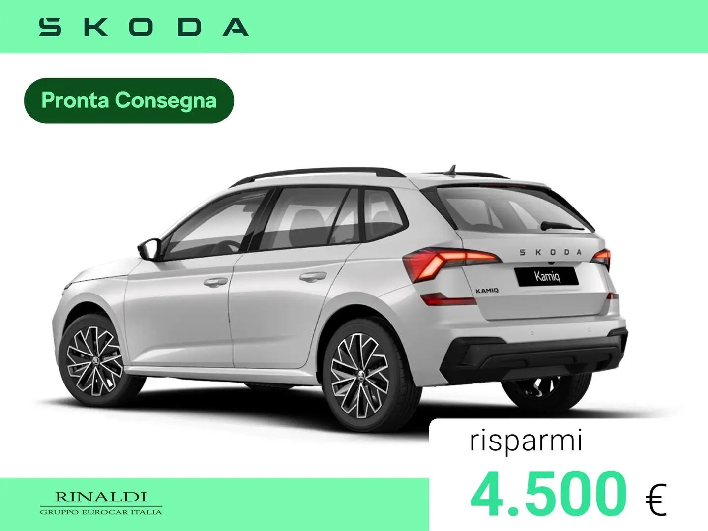 Skoda Kamiq 1.0 tsi black dots 115cv dsg Bianco - 2