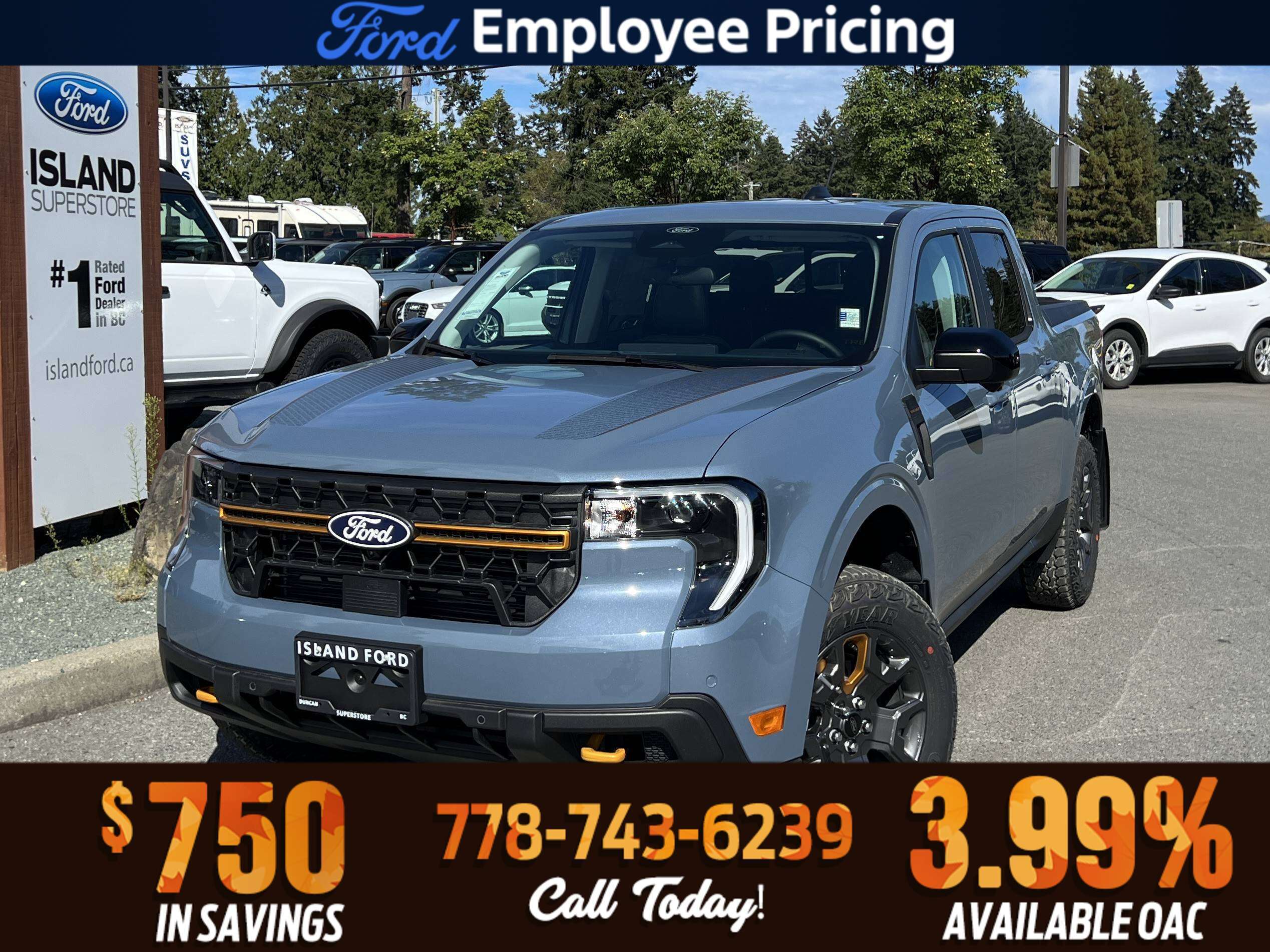 Gray 2026 Ford Maverick Pickup Truck All-Wheel Drive 8-Speed Automatic
