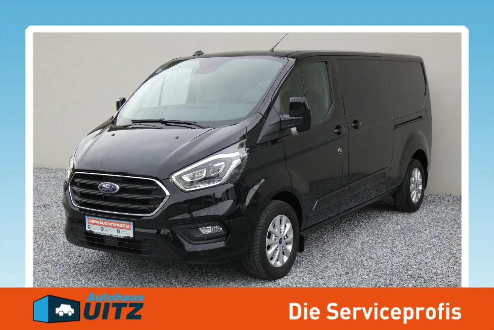 Ford Transit Custom Kasten 340 L2 Trend +AHK+XENON+RFK Schwarz - 1