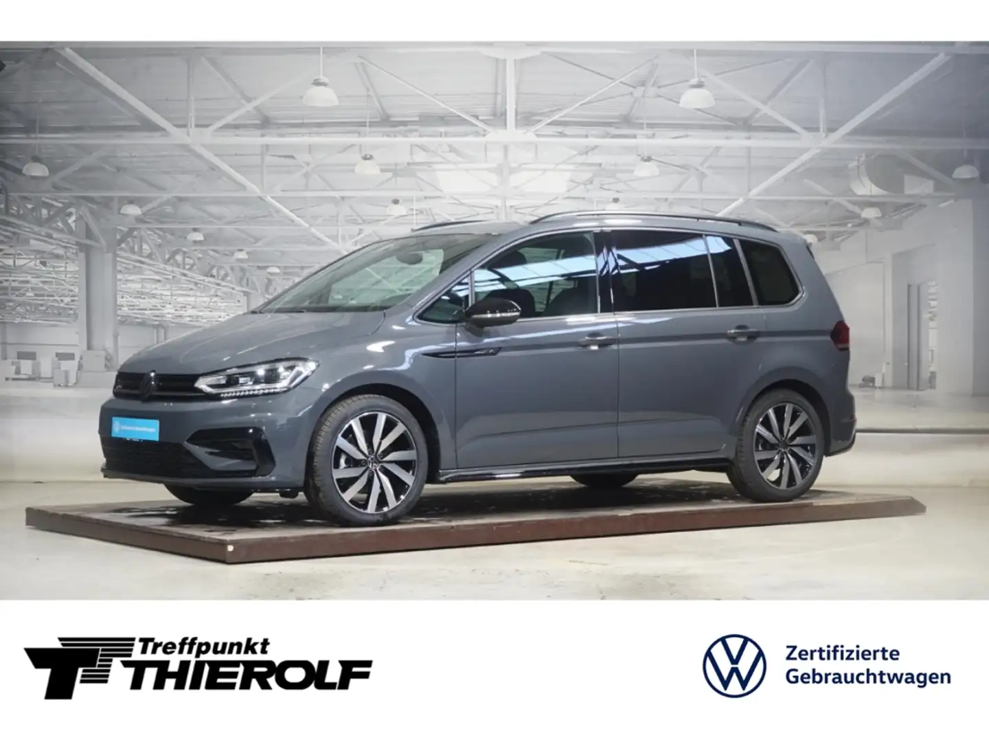 Volkswagen Touran Highline 1.5 TSI DSG R-Line BlackStyle ACC Grau - 1