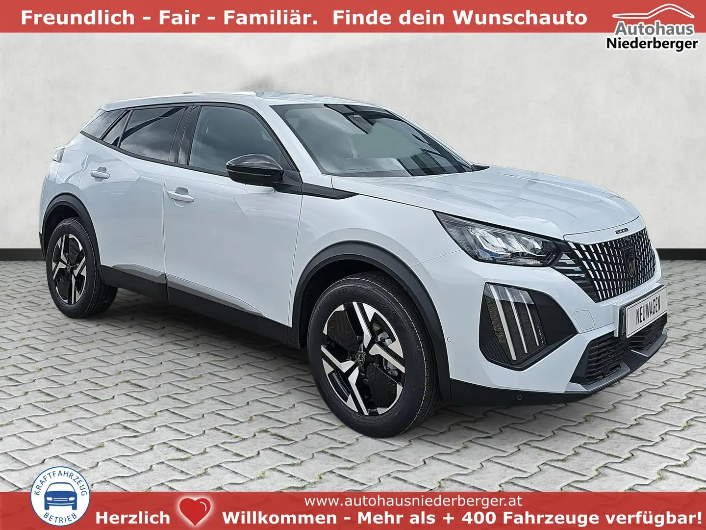 Peugeot 2008 Allure 1.2 PureTech / Rückfahrkamera ACC 74 kW ... Weiß - 1