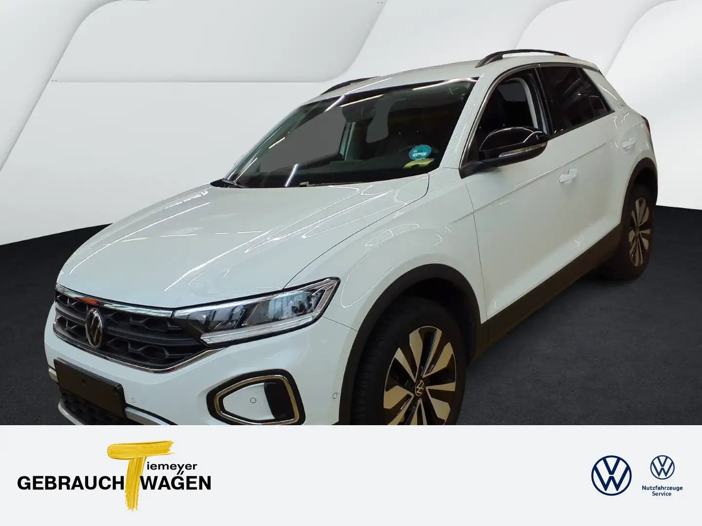Volkswagen T-Roc 1.0 TSI GOAL NAVI LED APP-CON PRIVACY Weiß - 1