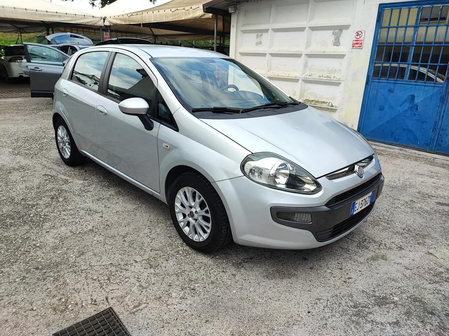 Fiat Punto Evo 1.3 MJT 5 Porte KM 115.000 Zilver - 2