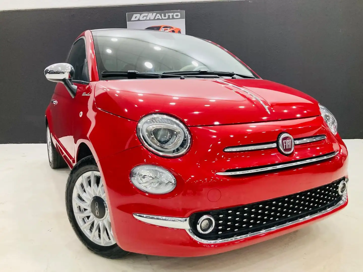 Fiat 500 1.0 hybrid Dolcevita Web Edition CARPLAY NAVY Rouge - 1
