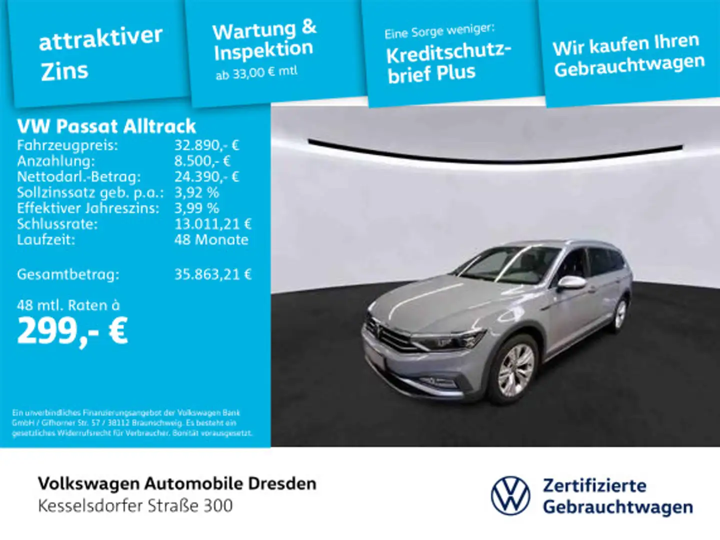 Volkswagen Passat Alltrack Passat Variant Alltrack Grau - 1
