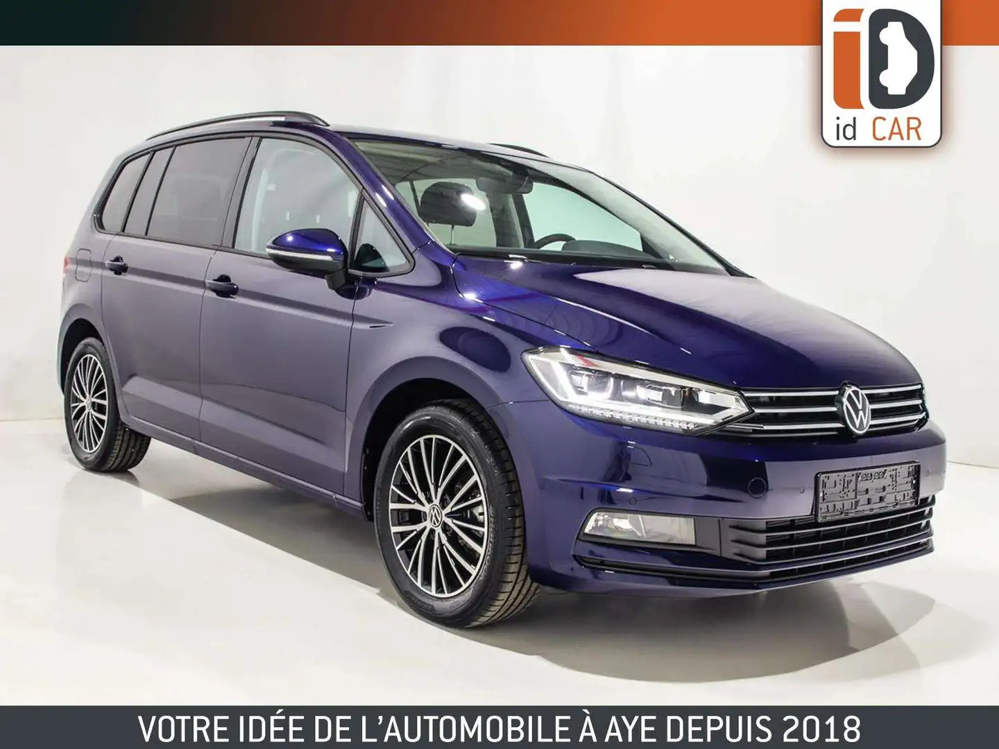 Volkswagen Touran 1.5 TSI DSG 7 PLACES LED GPS CAMERA ACC JA17 Bleu - 1