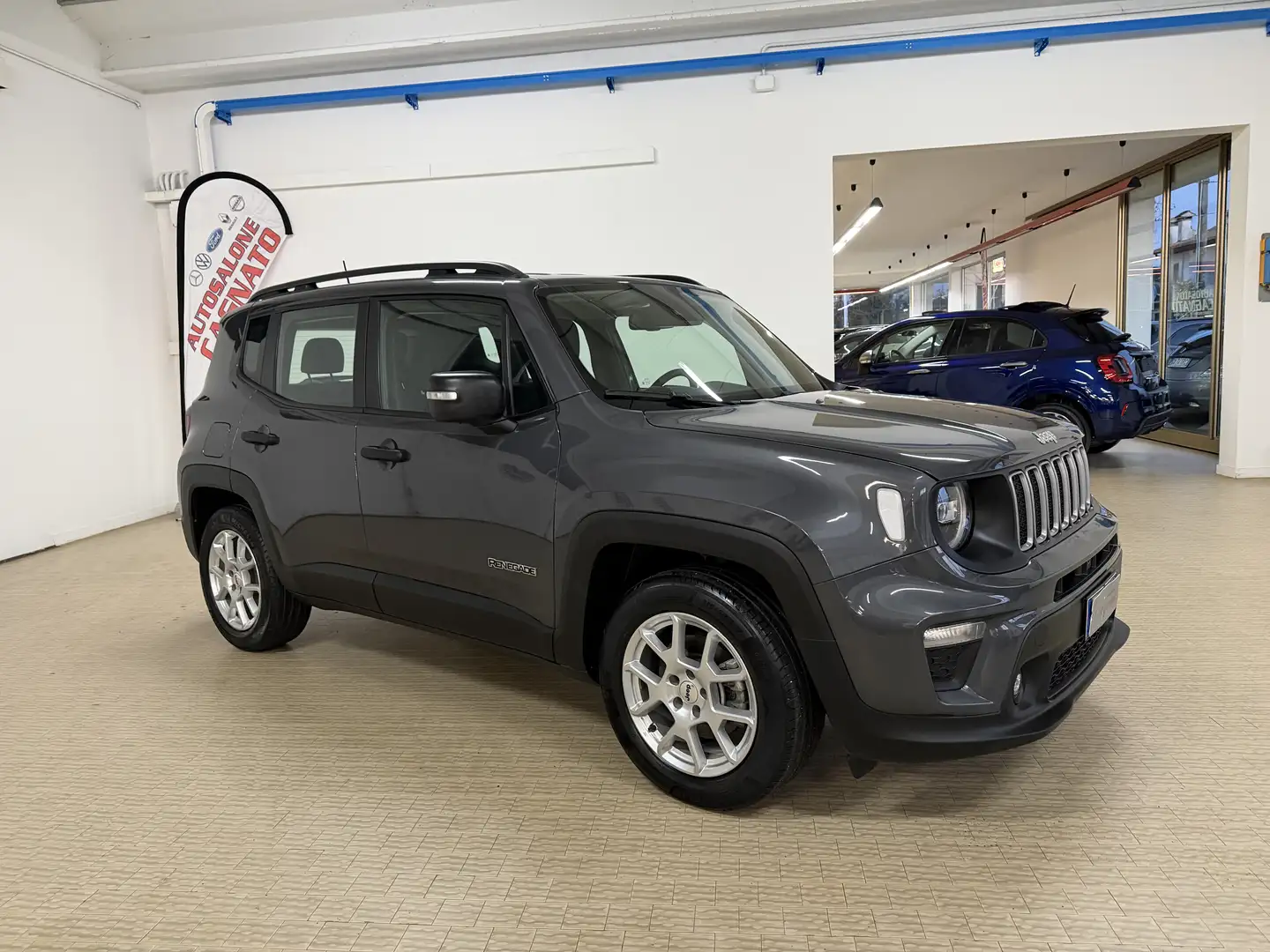 Jeep Renegade 1.5 turbo t4 mhev Altitude dct Navi Telecam. Led Gris - 1
