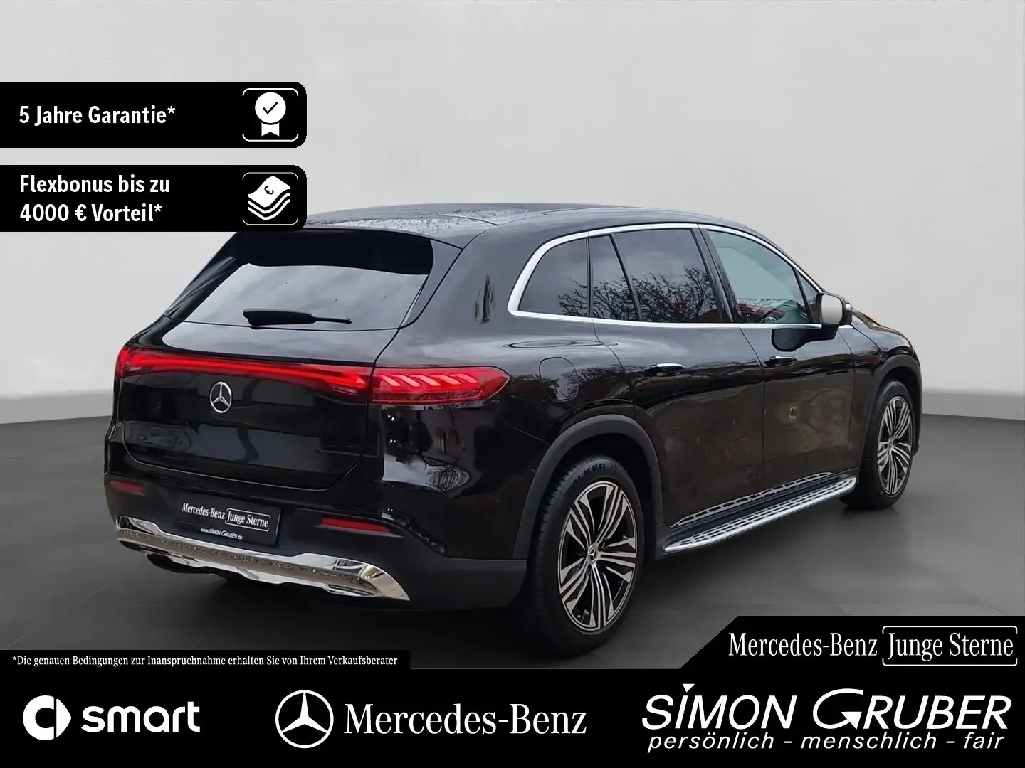 Mercedes-Benz EQS SUV EQS 450 4M SUV Hyper Pano HUD Sitzklima AHK Schwarz - 2