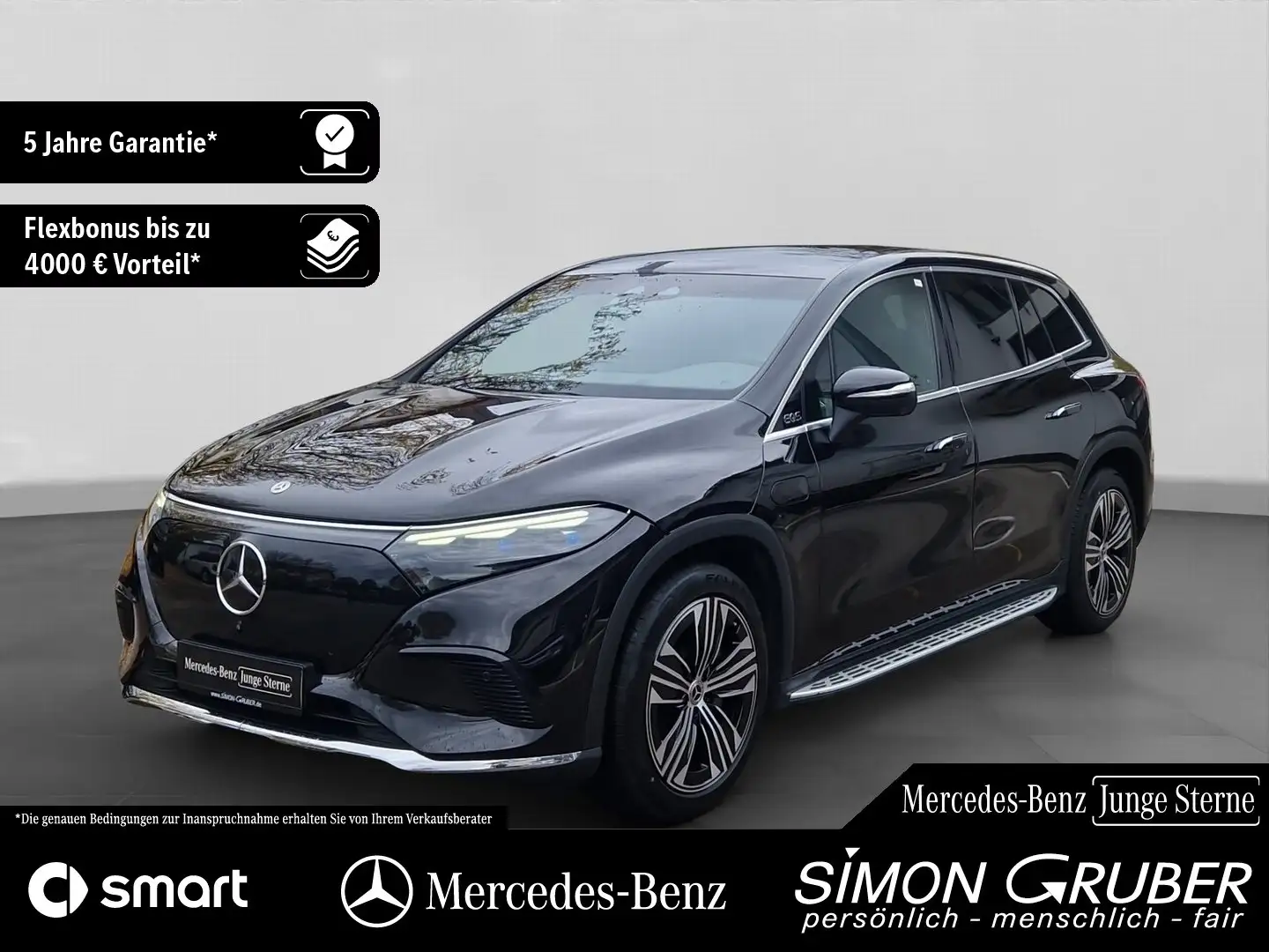 Mercedes-Benz EQS SUV EQS 450 4M SUV Hyper Pano HUD Sitzklima AHK Schwarz - 1