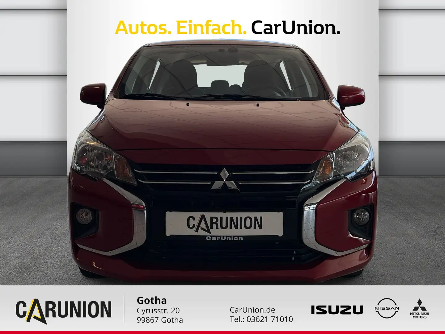 Mitsubishi Space Star Plus 1,2 l Klima/DAB Rood - 2