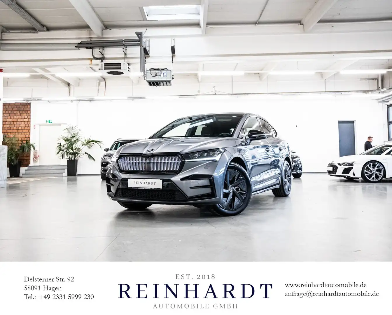 Skoda Enyaq COUPE RS SUITE ACC/HuD/PANO/CANTON/KAMERA Grau - 1