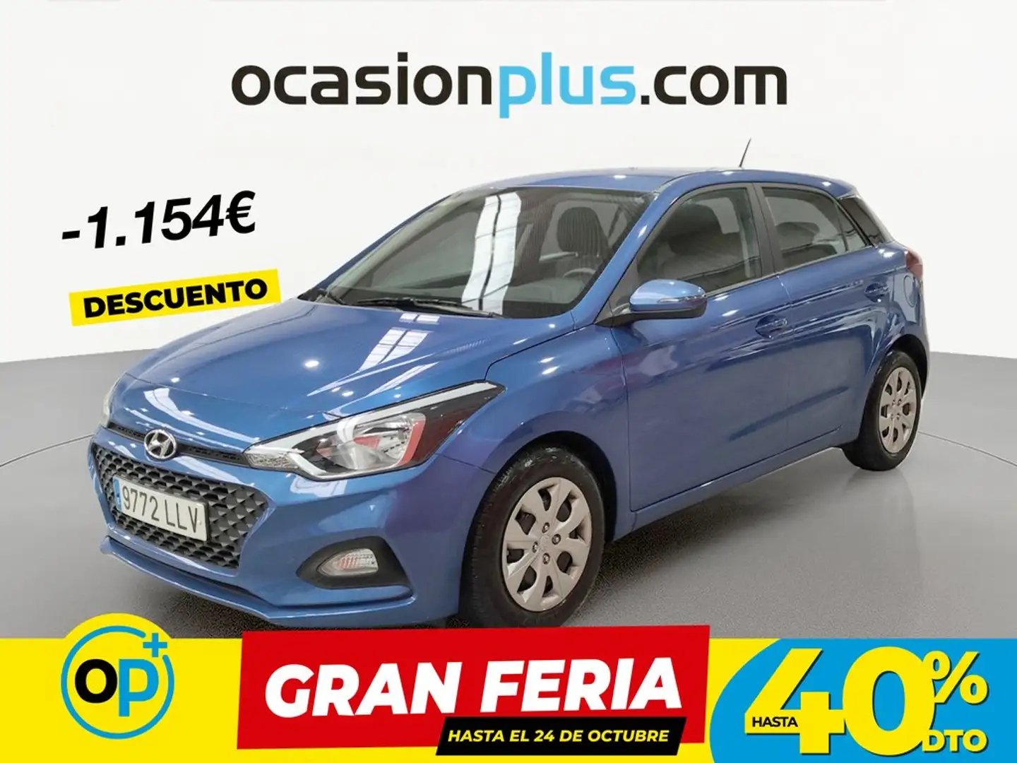 Hyundai i20 1.0 TGDI Essence LE 100 Azul - 1