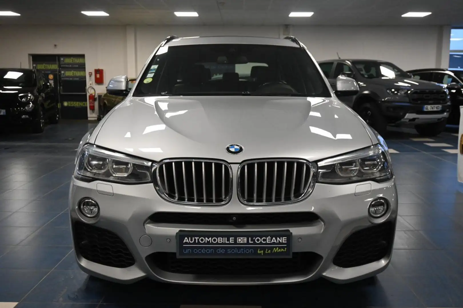 BMW X3 F25 LCI xDrive35d 313ch M Sport A / Suivi complet  Gris - 2