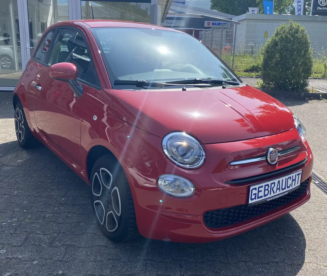 Fiat 500 1.0 Club Hybrid *Klima, CarPlay, DAB, Temp.* Rot - 1