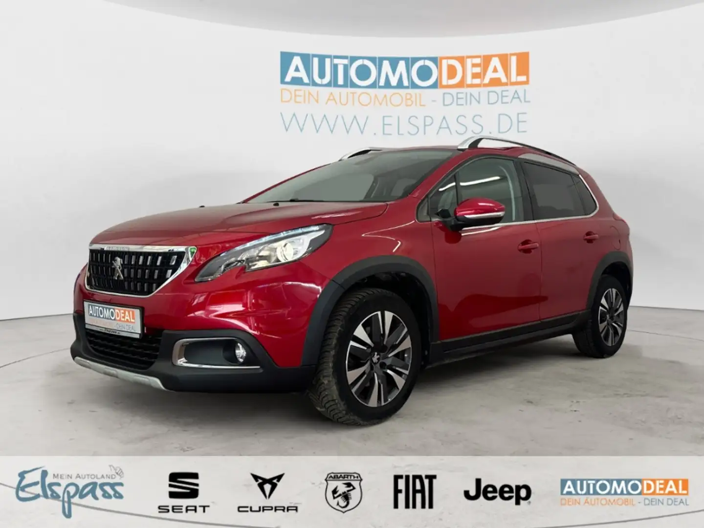 Peugeot 2008 Allure AUTOMATIK NAV KAMERA TEMPOMAT APPLE/ANDROID Rood - 1