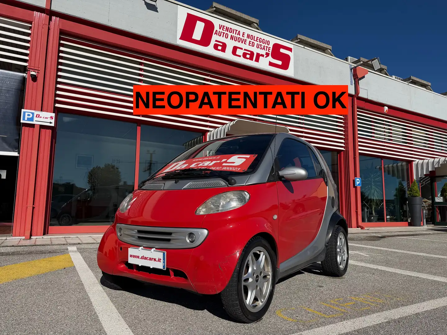 smart forTwo 0.6 Smart, NEOPATENTATI OK! Rosso - 1