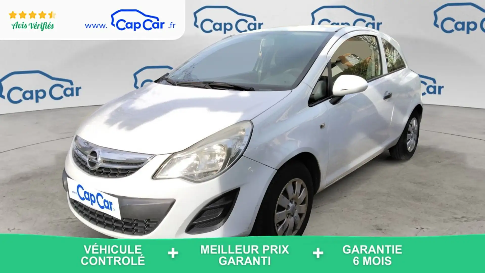 Opel Corsa 1.0 i 65 Cool Line Blanc - 1