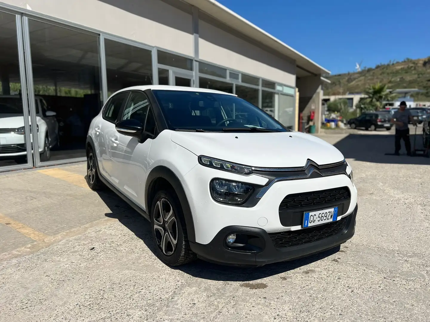 Citroen C3 C3 1.5 bluehdi Feel Pack s Blanc - 1