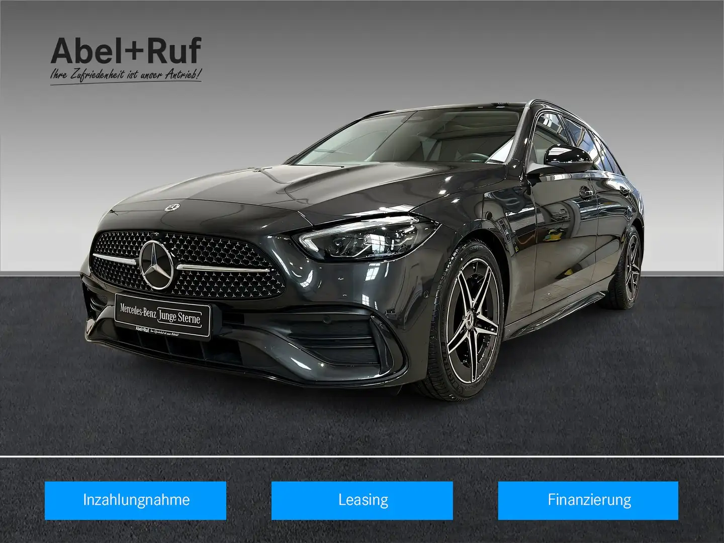 Mercedes-Benz C 180 T AMG+LED+NIGHT+Kamera+Ambi+Memo+Pano+TotW Gris - 1