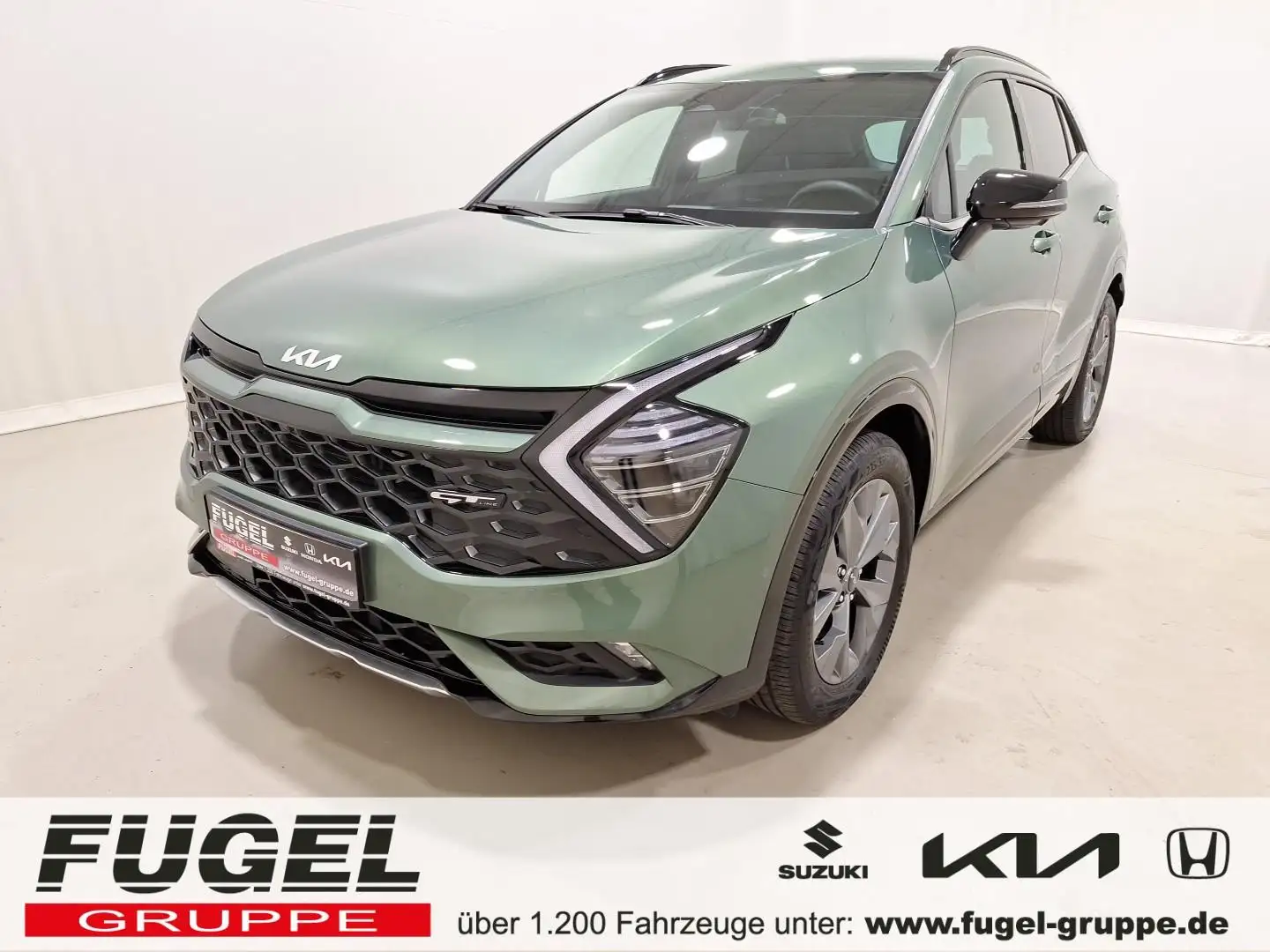 Kia Sportage 1.6 T-GDI DCT HEV 4WD GT-Line Leder|Navi Grün - 1
