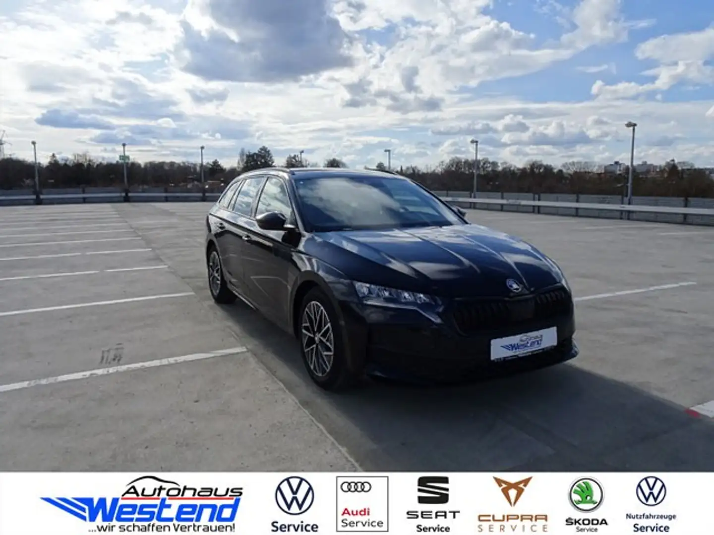 Skoda Octavia Combi Sportline 2.0l TDI 110kW DSG LED Navi Klima Schwarz - 2