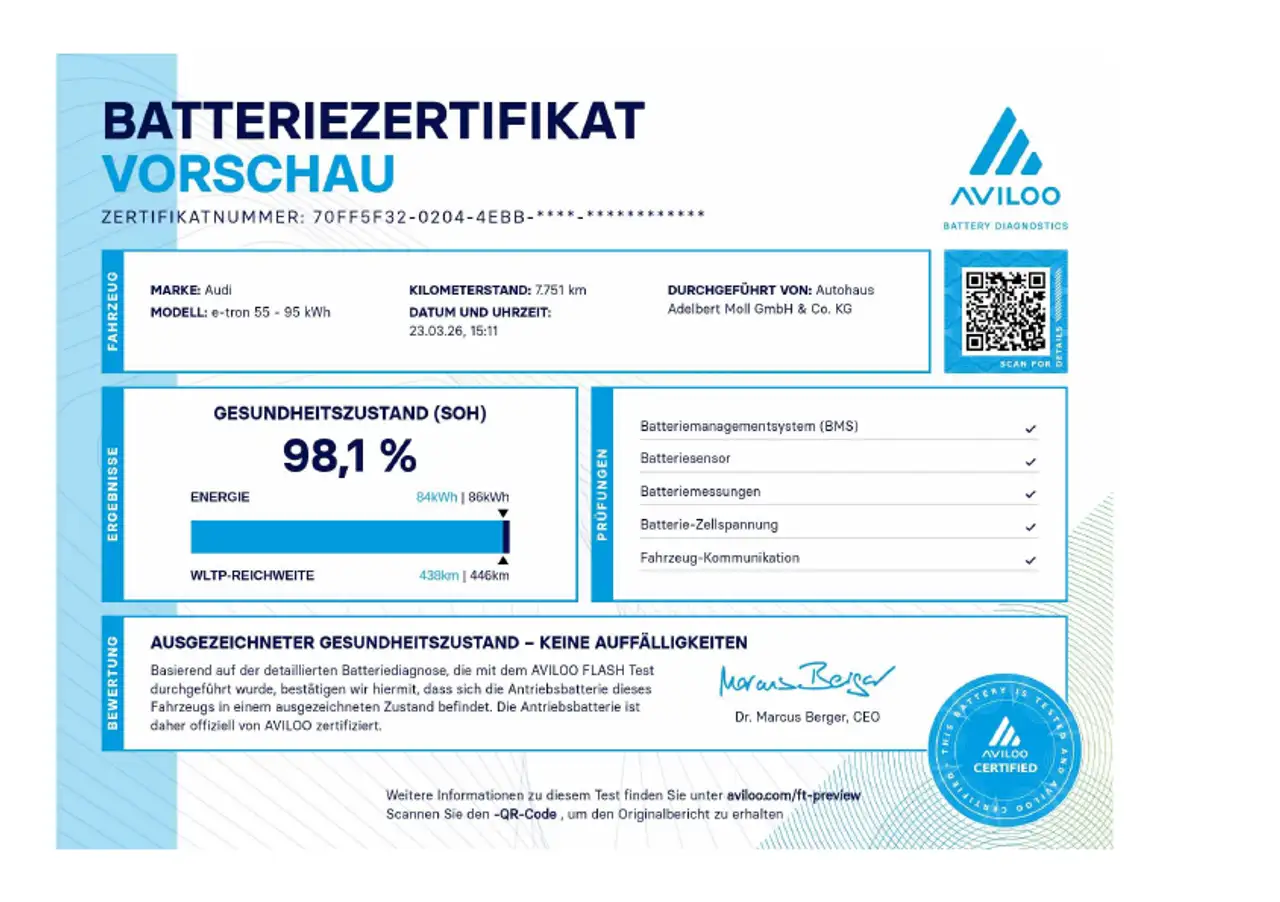 Audi e-tron advanced 55 quattro 2xKLIMA AHK AUT KAM 3