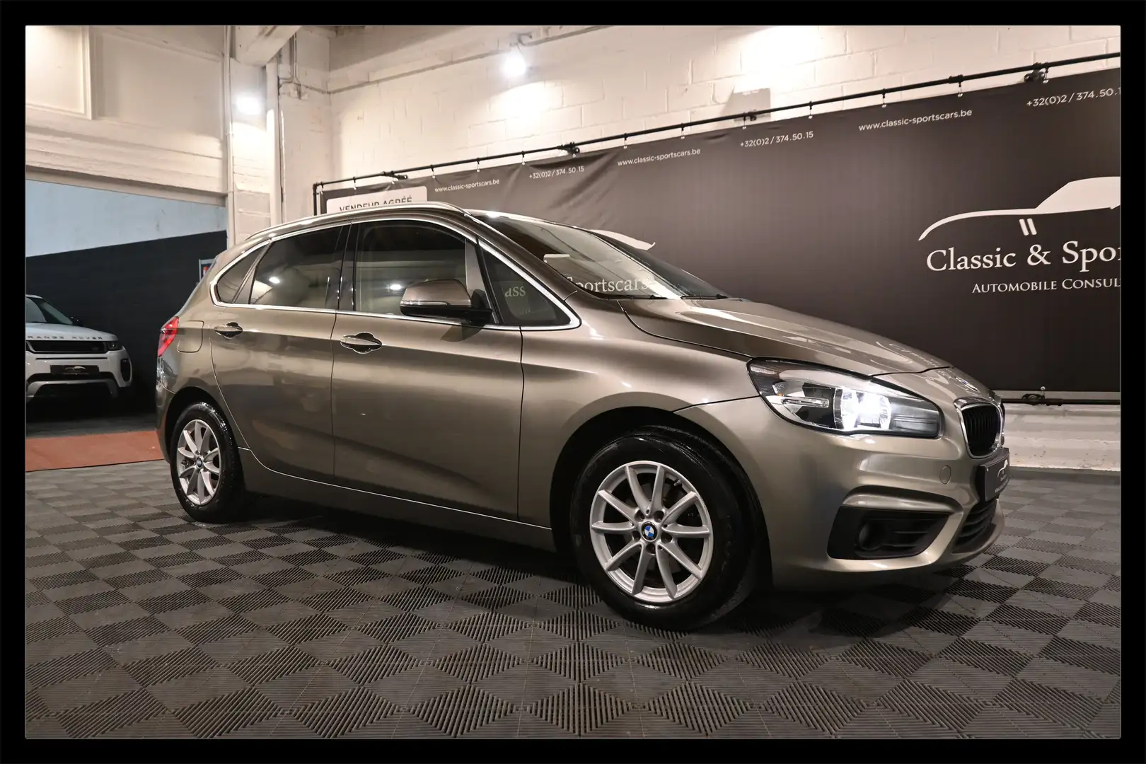 BMW 216 dA Active Tourer HEAD-UP / CUIR / LEDS / GPS NAVI Gris - 1