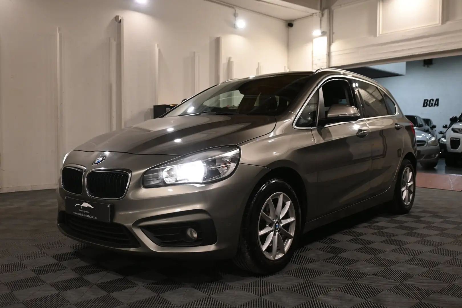 BMW 216 dA Active Tourer HEAD-UP / CUIR / LEDS / GPS NAVI Gris - 2