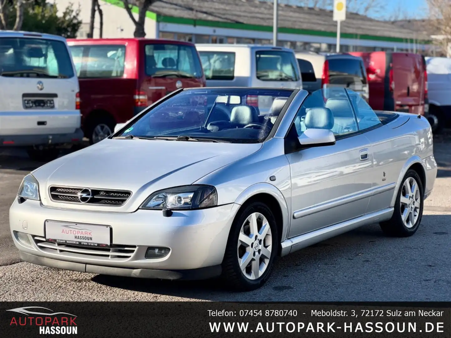 Opel Astra G Cabrio Bertone TÜV NEU a.A. Garantie Klimaaut. M Silber - 2