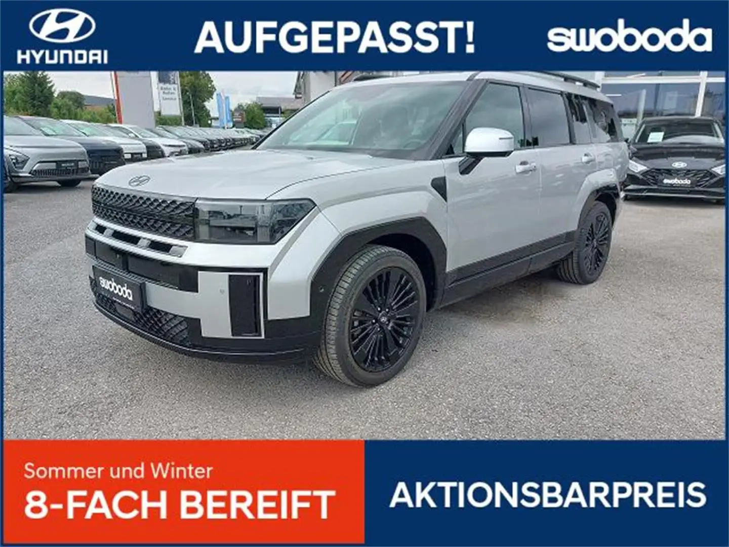 Hyundai SANTA FE Santa Fe Calligraphy 1.6 T-GDI HEV 4WD *BARPREIS* Silber - 1