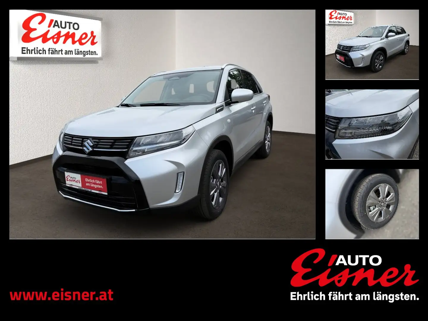 Suzuki Vitara 1.4 GL + Hybrid Shine ACC DynLicht LM Silber - 1