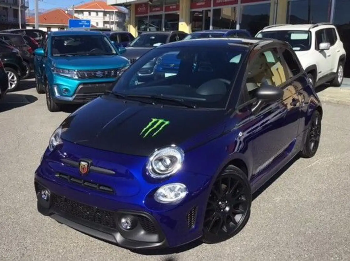 Abarth 595 1.4 T-Jet 165cv Monster Energy Yamaha Bleu - 1