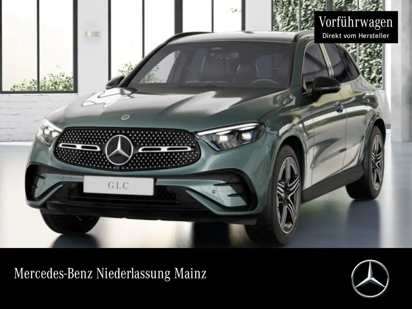Mercedes-Benz GLC 200 4M AMG+NIGHT+360+AHK+TOTW+KEYLESS+9G Argento - 1