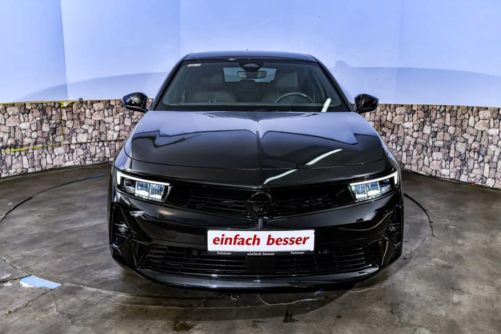 Opel Astra 1.2 Turbo Automatik GS Schwarz - 2