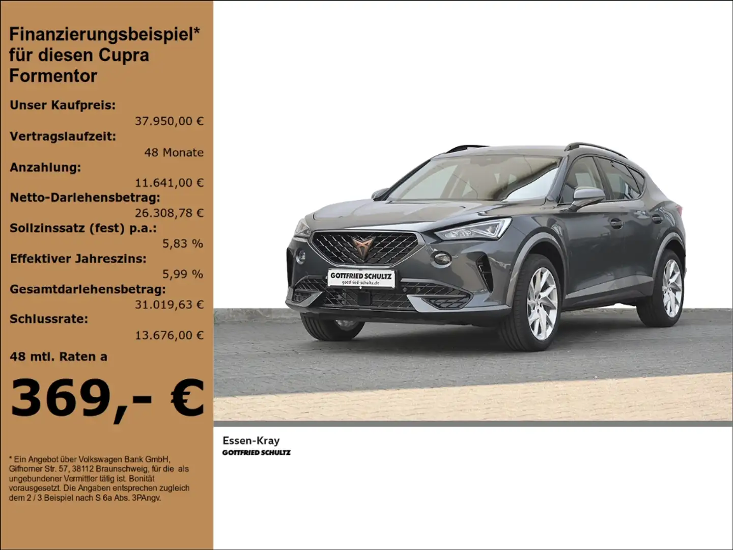CUPRA Formentor 1.5 TSI DSG Navi Led Sitzheizung Grau - 1