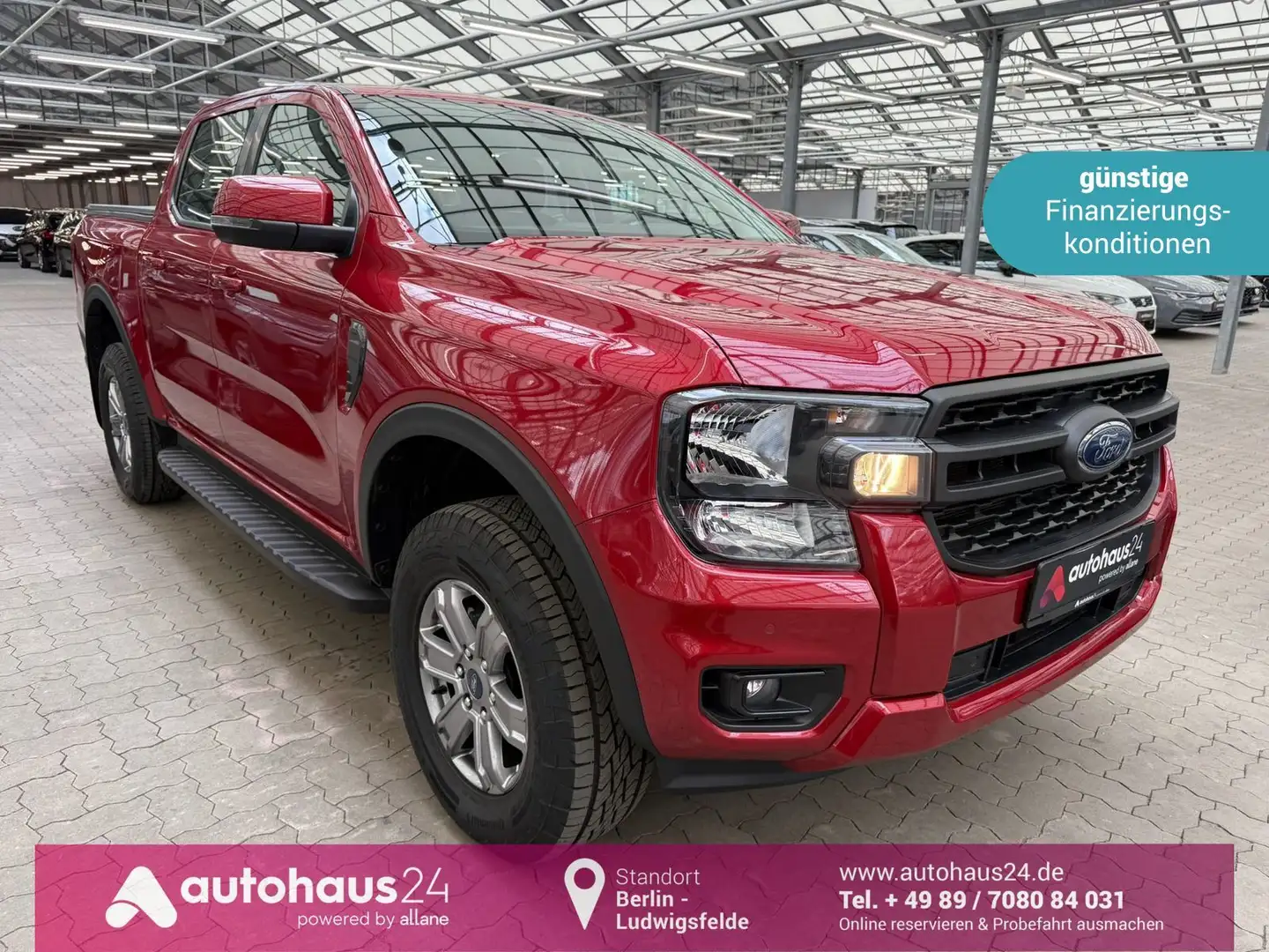 Ford Ranger 2.0 Ecoblue XLT  4x4 Doppelkabine Rot - 1