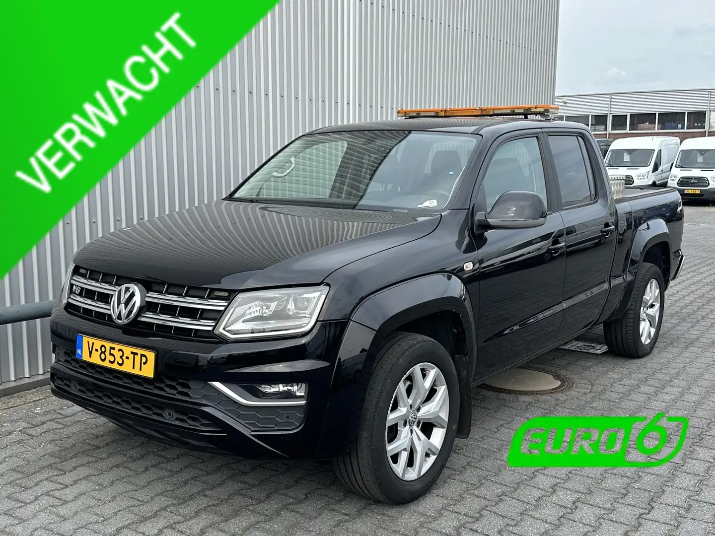 Volkswagen Amarok 3.0 TDI V6 4Motion DC*5P*MATRIX BORD*DRIP*ECC*NAVI Zwart - 1