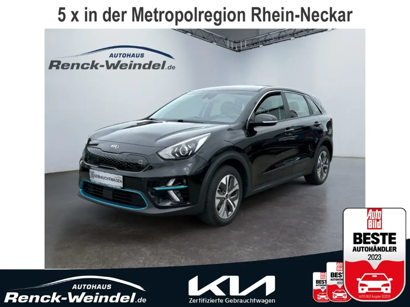 Kia Niro EV Edition 7 64 kWh Klimaaut. Rückdahrkam. Keyless Noir - 1