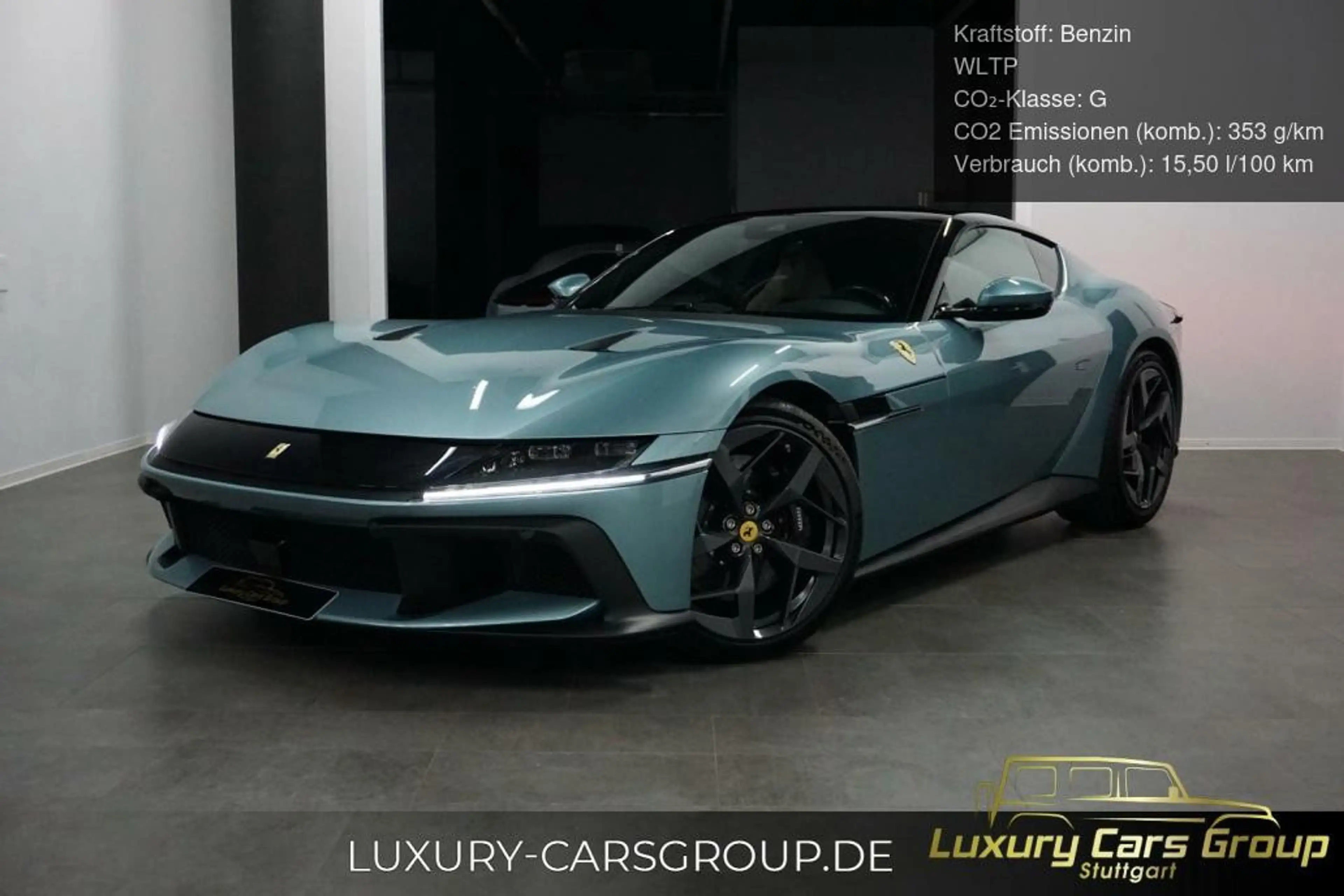 Ferrari 12 Cilindri Panorama-Celeste Trevi