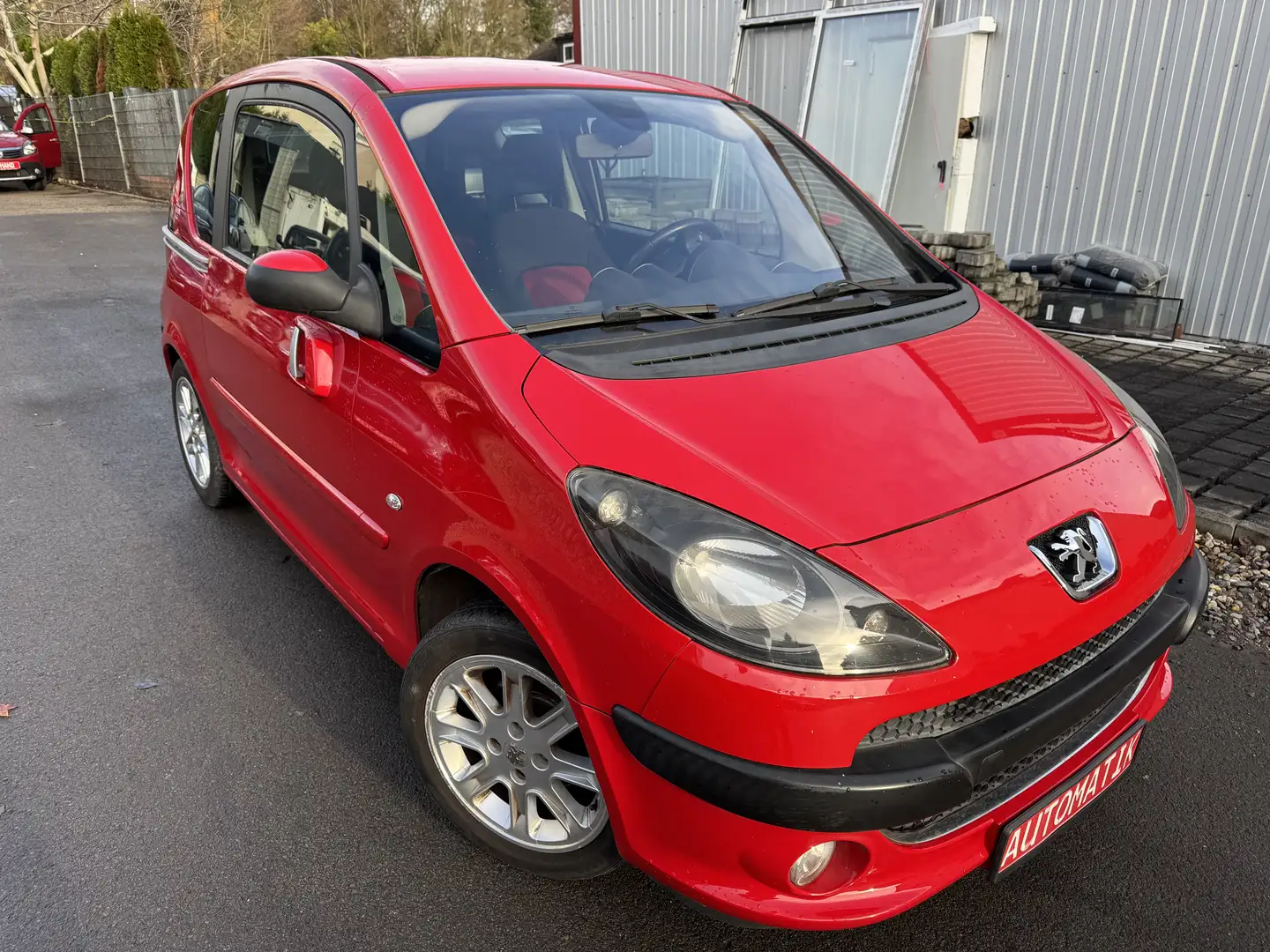 Peugeot 1007 Sport/Automatik/Klima/Alu/PDC/Isofix/TÜV Neu Rot - 1