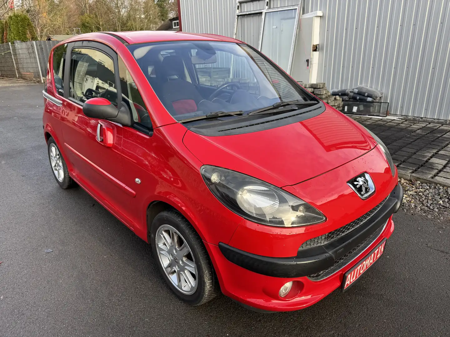 Peugeot 1007 Sport/Automatik/Klima/Alu/PDC/Isofix/TÜV Neu Rot - 2