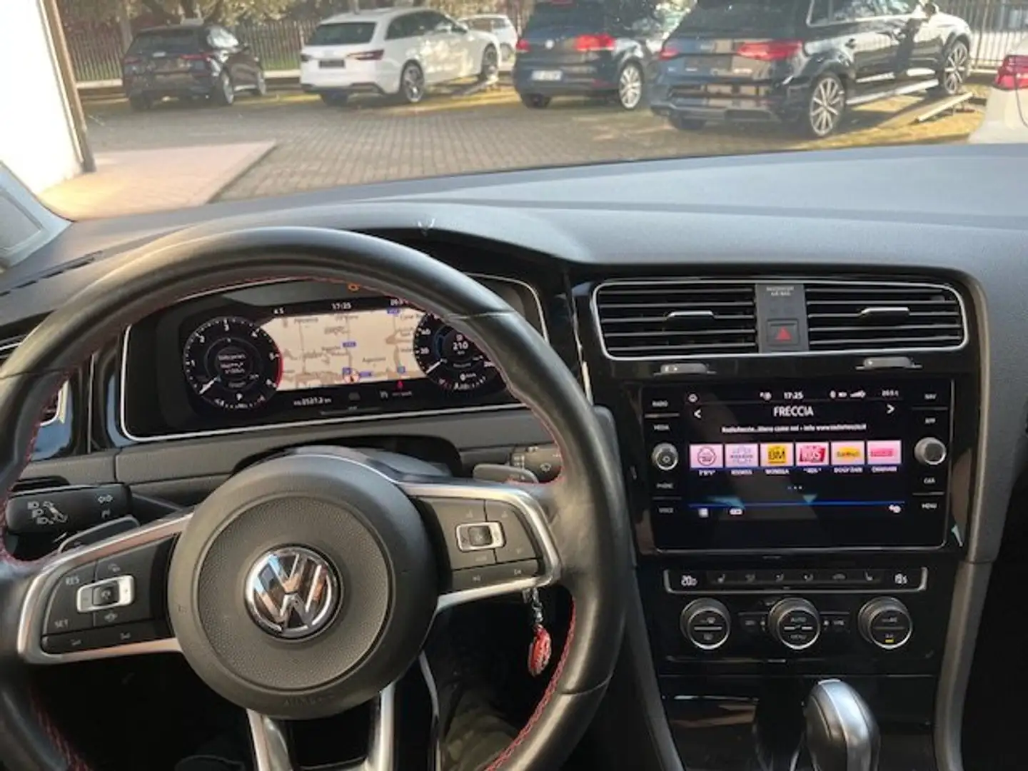 Volkswagen Golf GOLF 7,5 TDI 150 CV  R LINE NAVI + led+ ACC +19 Noir - 2